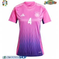Maglie da calcio Germania Jonathan Tah #4 Seconda Maglia Femminile Europei 2024 Manica Corta